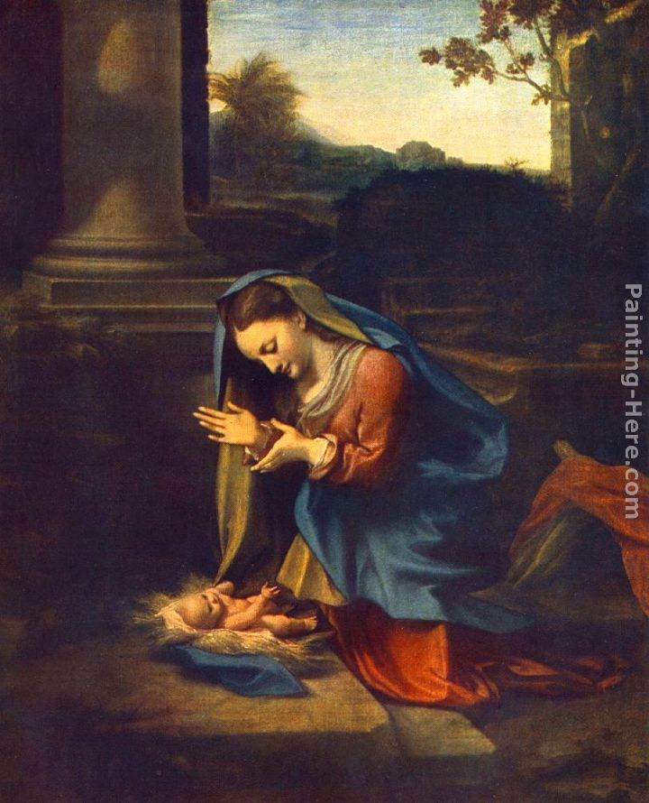 Correggio The Adoration of the Child